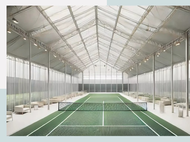 Строительство теннисных кортов в Белой Калитве