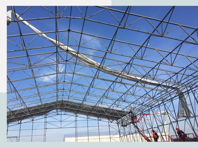 Шатровые ангары от 622 руб. в Белой Калитве и Ростовской области