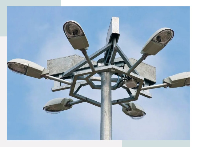 Монтаж осветительных мачт в Белой Калитве