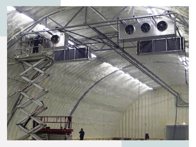 Оснащение ангаров в Белой Калитве