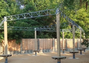 Терраса из металлоконструкций под ключ, проектирование, изготовление и монтаж от СтальСтрой-Бкл